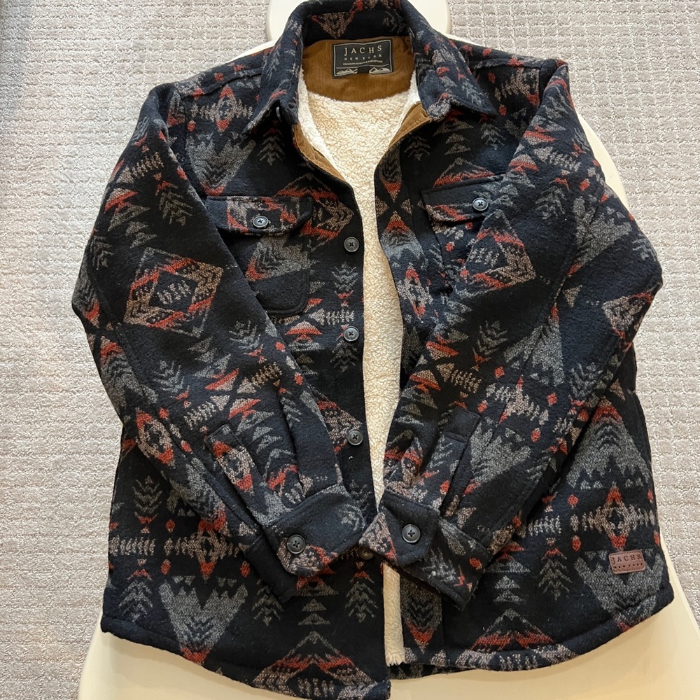 Jachs Black and Brown Patterned Jacket